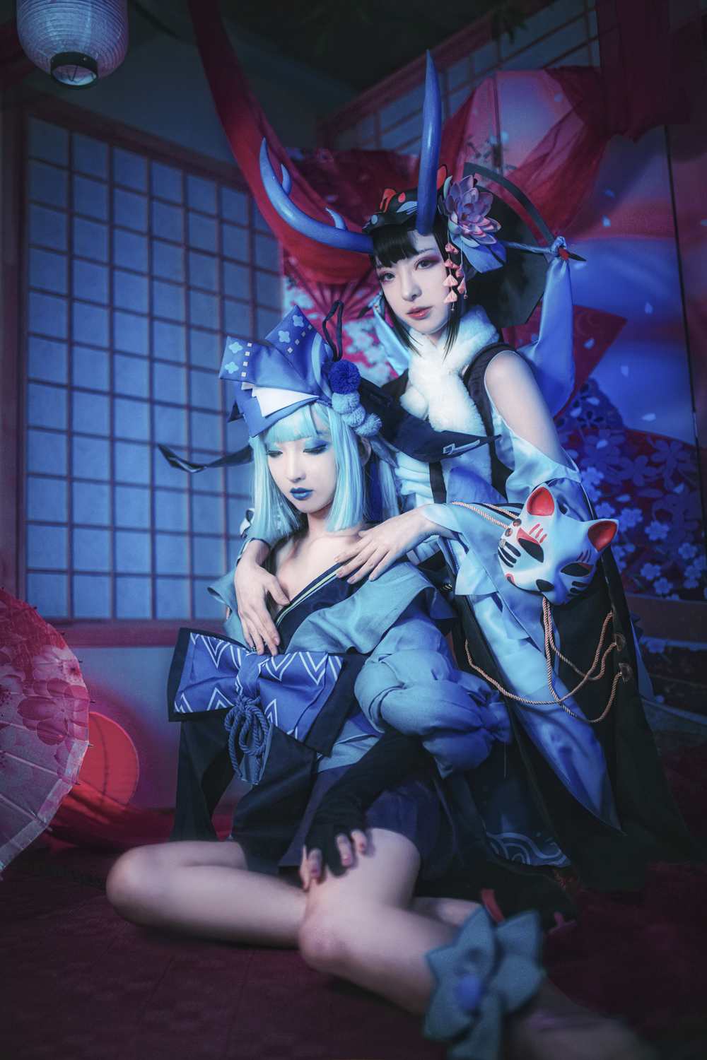 《77游戏社第3285期》阴阳师ssr 阎魔x青行灯