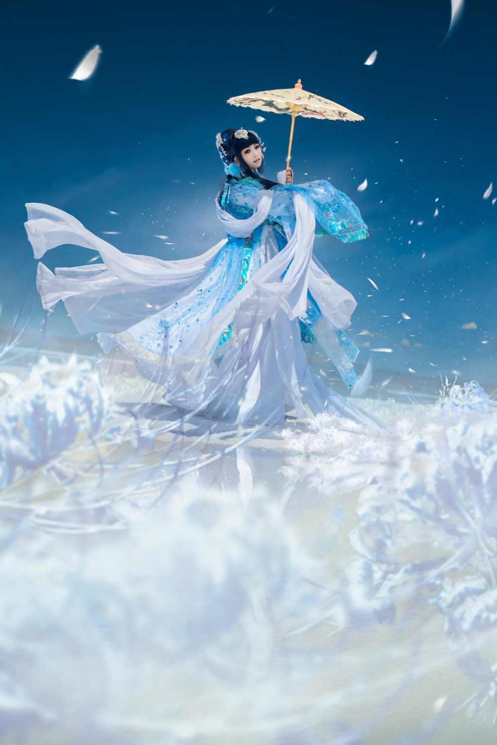 《汉服第582期》金光不布袋戏玲珑雪霏