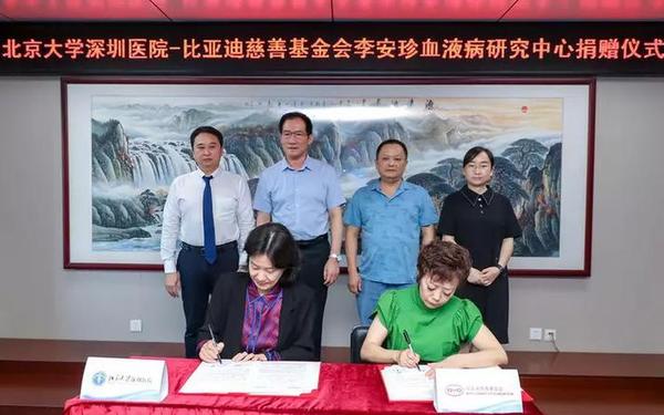 比亚迪副总裁豪捐1.6亿,比亚迪汽车老板
