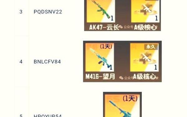 全民枪战礼包,全民枪战兑换码礼包领取