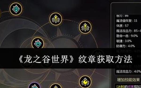 龙之谷特殊技能纹章,龙之谷特殊技能纹章最值得入手的是
