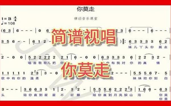 你莫走我不走是什么歌 莫要走,我不走歌词