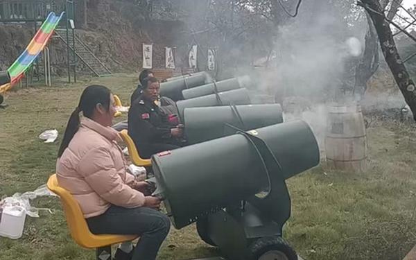 大炮打气球—空气大炮