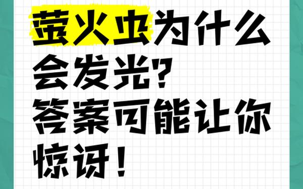 萤火虫在发光的同时也在发热吗_萤火虫发光会发热吗