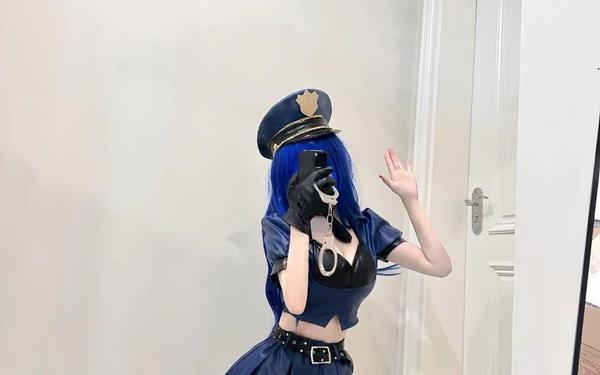 女警新皮肤-皮城女警凯特琳cos