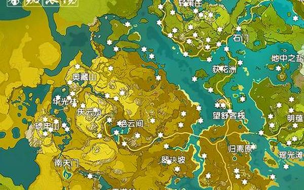 原神岩神瞳分布 原神所有岩神瞳的位置