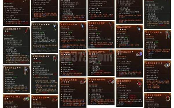 死灵法师套装—死灵法师套装一览表