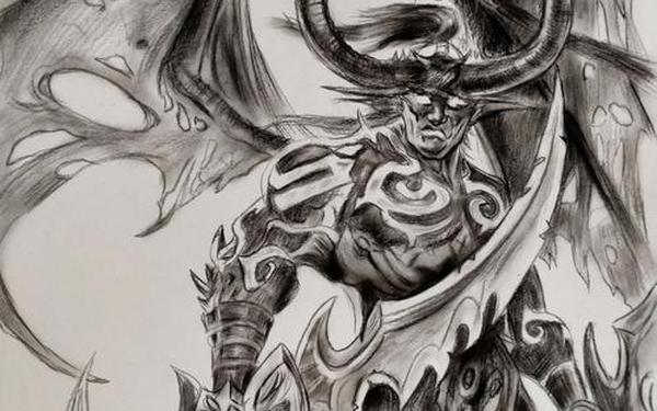 魔兽世界手绘_魔兽世界官方原画
