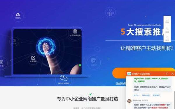 seo推广软件 广告网站留电话