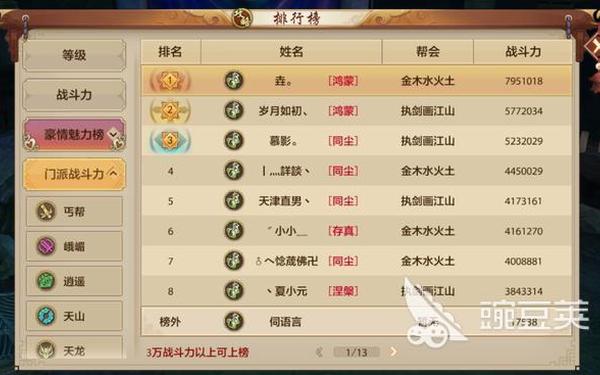 天龙八部公开号-天龙八部十大土豪排行榜