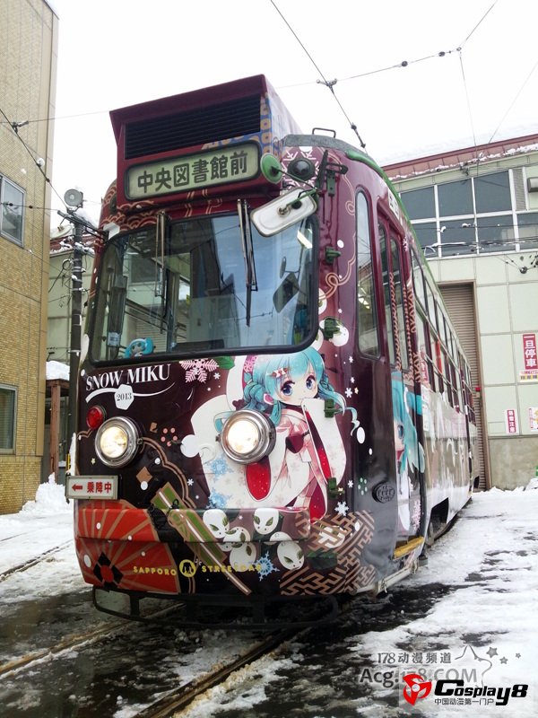 2013年最新白无垢版雪初音形象亮相札幌雪节