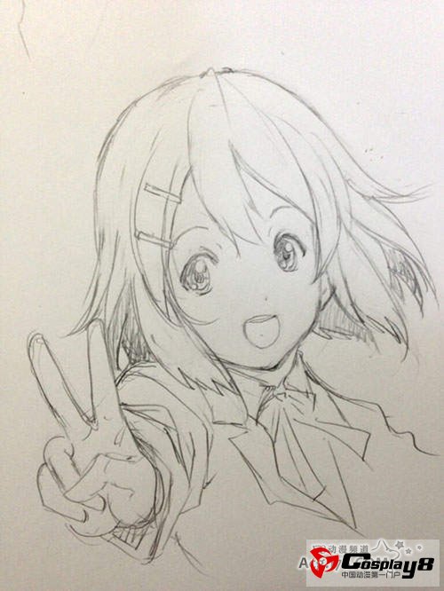 日本漫画家藤岛康介为《轻音少女》绘制同人图