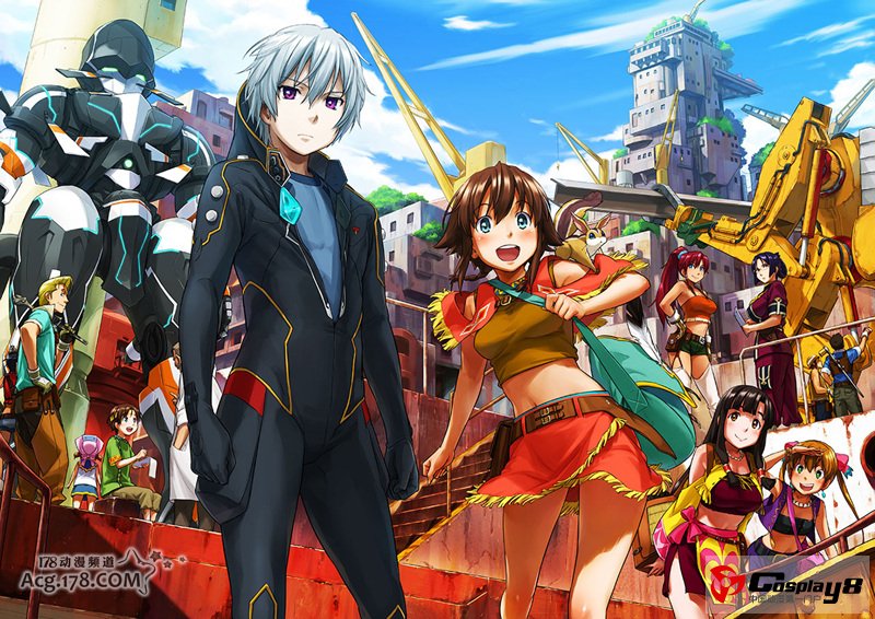《翠星的Gargantia》动画主视觉图和人设图公开