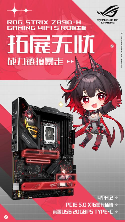 征战次元秀场 华硕ROG Z890 RO姬主板开售