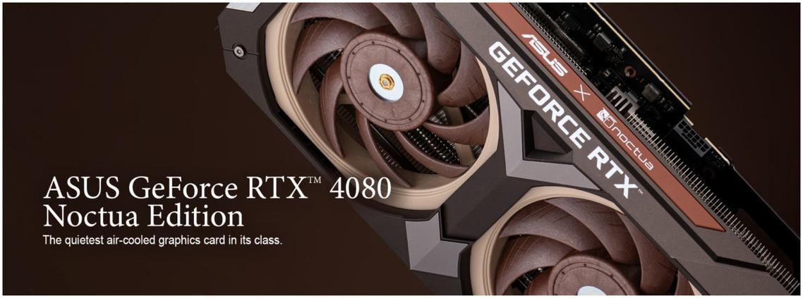 散热静音表现无敌！华硕猫头鹰联名版RTX4080显卡